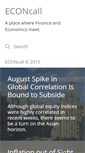 Mobile Screenshot of econcall.com